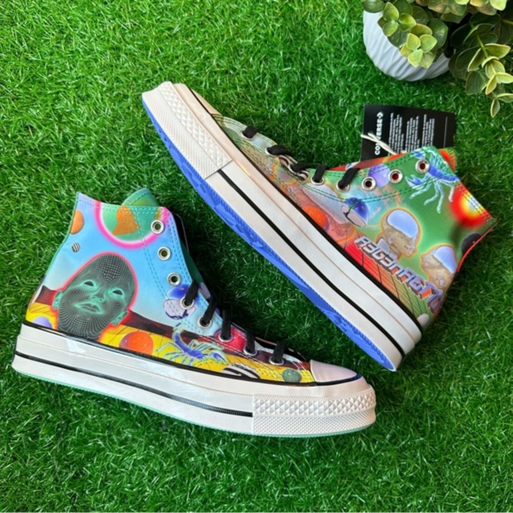 Converse Chuck Taylor All Star Chuck 70 Hi Prism Green / Royale Pulse - Picture 6 of 8